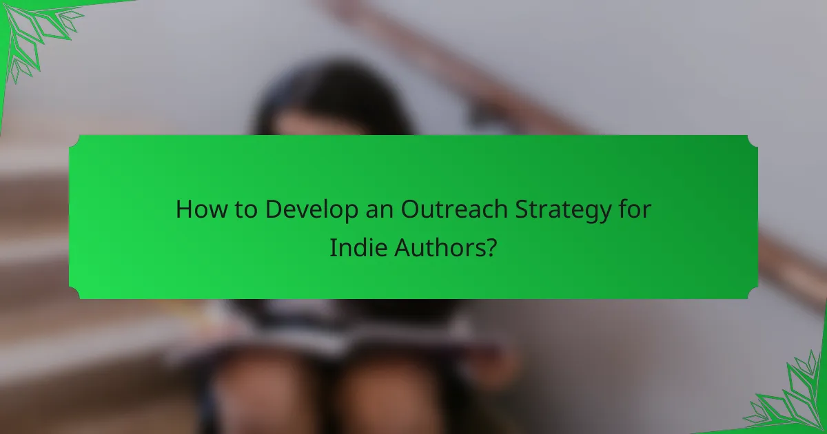 How to Develop an Outreach Strategy for Indie Authors?